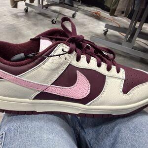 Nike Dunk — Burgundy and Pink